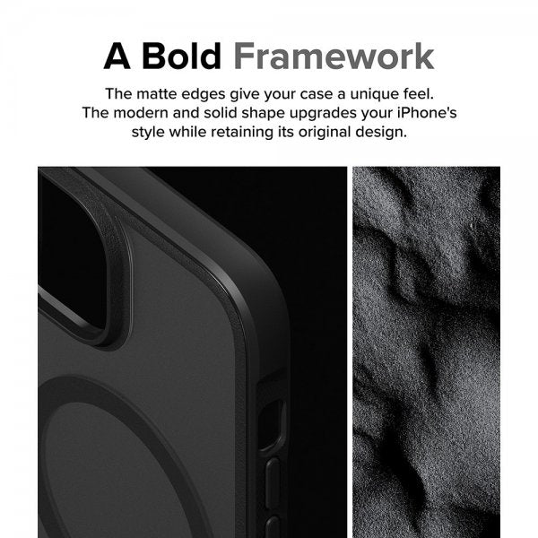 Ringke iPhone 15 Cover Fusion Bold Magnetic Mat Sort