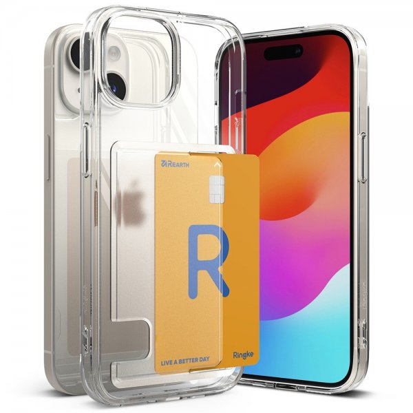 Ringke iPhone 15 Cover Fusion Card Clear
