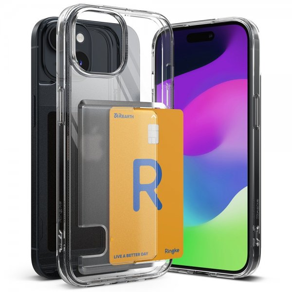Ringke iPhone 15 Cover Fusion Card Clear