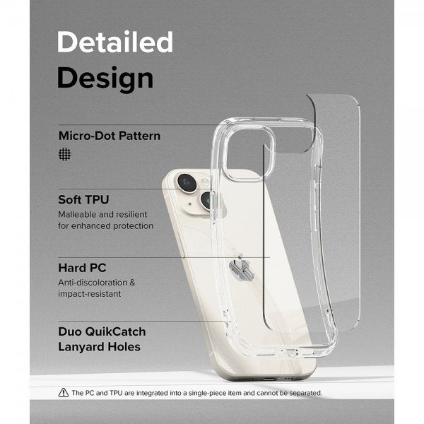 Ringke iPhone 15 Cover Fusion Clear