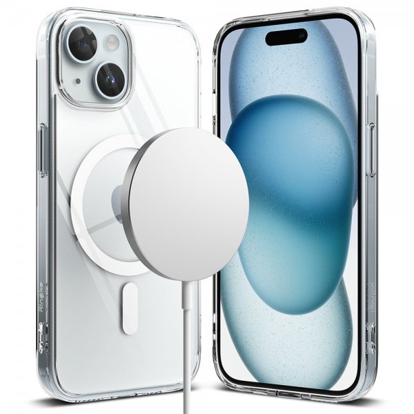 Ringke iPhone 15 Cover Fusion Magnetic Clear