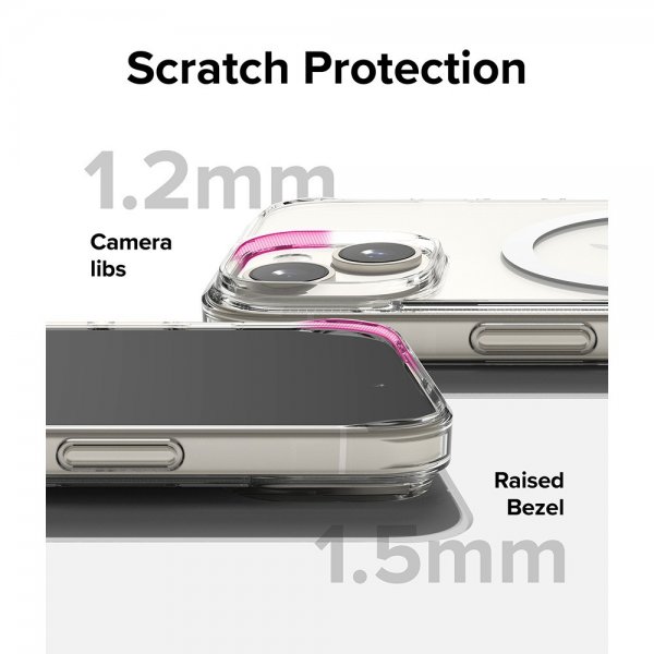 Ringke iPhone 15 Cover Fusion Magnetic Clear