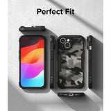 Ringke iPhone 15 Cover Fusion X Design Camo Black