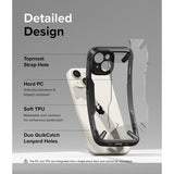 Ringke iPhone 15 Cover Fusion X Sort