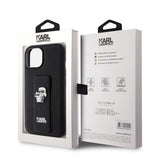 Karl Lagerfeld iPhone 15 Cover Grip Stand Function Sort
