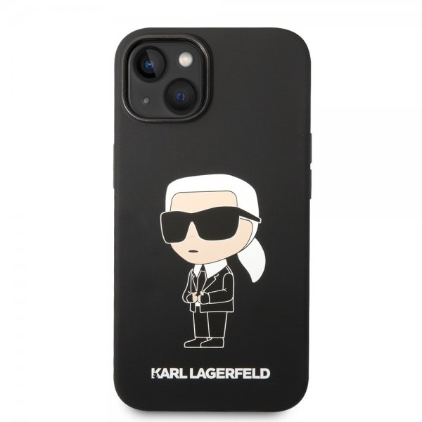Karl Lagerfeld iPhone 15 Cover Ikonik NFT Sort