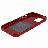Mercury iPhone 15 Cover Jelly Glitter Rød