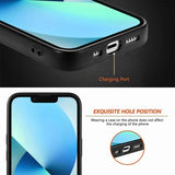 iPhone 15 Cover Camouflage Brun