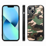 iPhone 15 Cover Camouflage Grøn