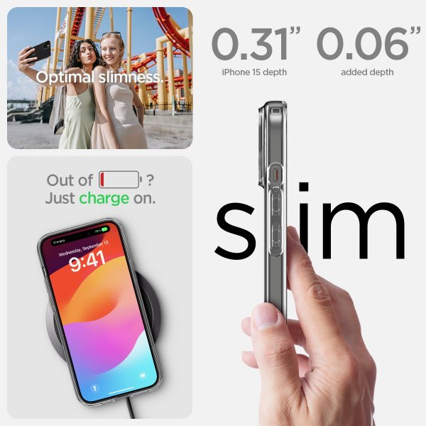Spigen iPhone 15 Cover Liquid Crystal Crystal Clear