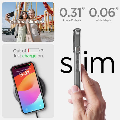 Spigen iPhone 15 Cover Liquid Crystal Crystal Clear