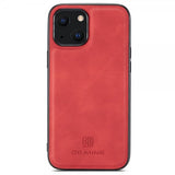 Dg.Ming iPhone 15 Cover M2 Series Aftagelig Kortholder Rød