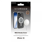 Vivanco iPhone 15 Cover Mag Steady Transparent