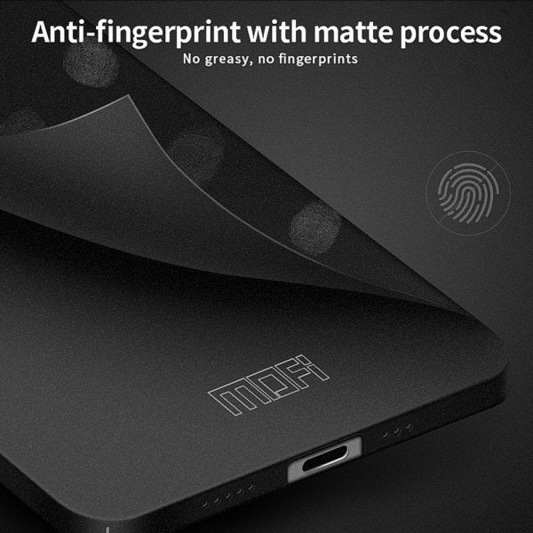 Mofi iPhone 15 Cover Mat Skjold Rød