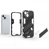 iPhone 15 Cover med Stativ Mørkeblå