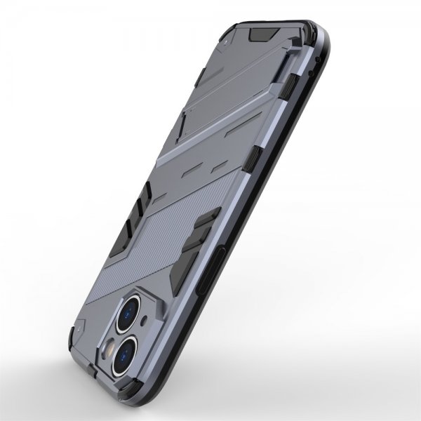 iPhone 15 Cover med Stativ Mørkeblå