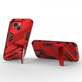 iPhone 15 Cover med Stativ Rød