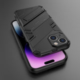 iPhone 15 Cover med Stativ Sort