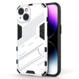 iPhone 15 Cover med Stativ Hvid