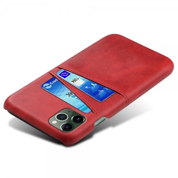 iPhone 15 Cover med to Kortlommer Rød