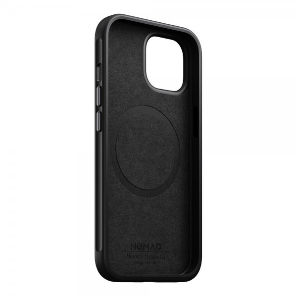 Nomad iPhone 15 Cover Modern Leather Case Horween Rustic Brown