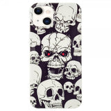 iPhone 15 Cover Motiv Dødningehoveder
