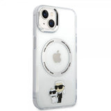 Karl Lagerfeld iPhone 15 Cover NFT Karl & Choupette Transparent