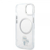 Karl Lagerfeld iPhone 15 Cover NFT Karl & Choupette Transparent