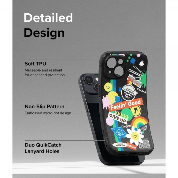Ringke iPhone 15 Cover Onyx Design Sticker
