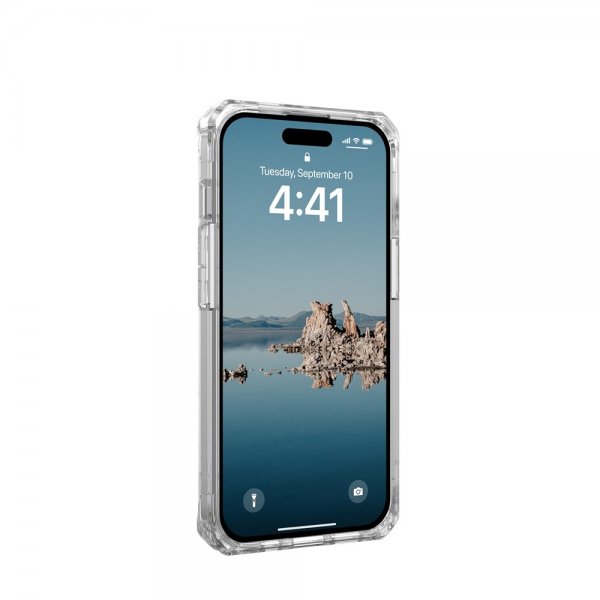 Urban Armor Gear (UAG) iPhone 15 Cover Plyo MagSafe Ice Silver