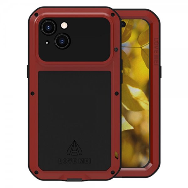 Love Mei iPhone 15 Cover Powerful Case Rød