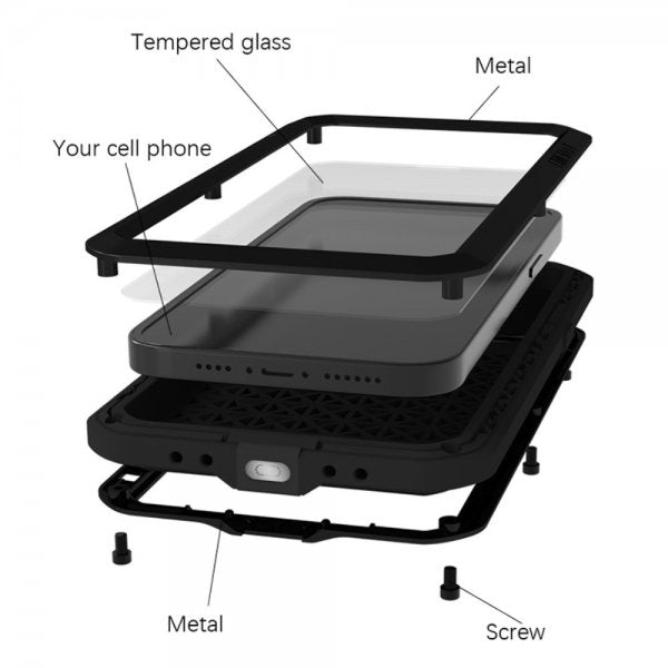Love Mei iPhone 15 Skal Powerful Case Sort