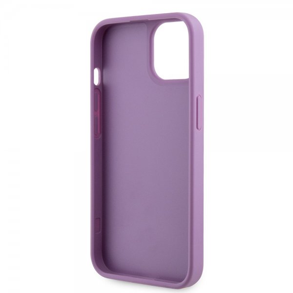 Guess iPhone 15 Cover Rhinestone Lilla