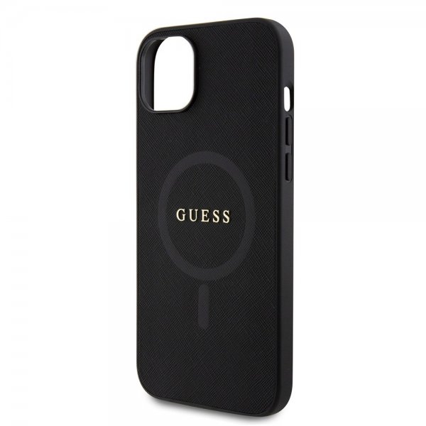 Guess iPhone 15 Cover Saffiano MagSafe Sort