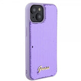 Guess iPhone 15 Cover Sequin Lilla