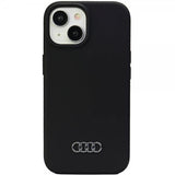Audi iPhone 15 Cover Silikone Sort