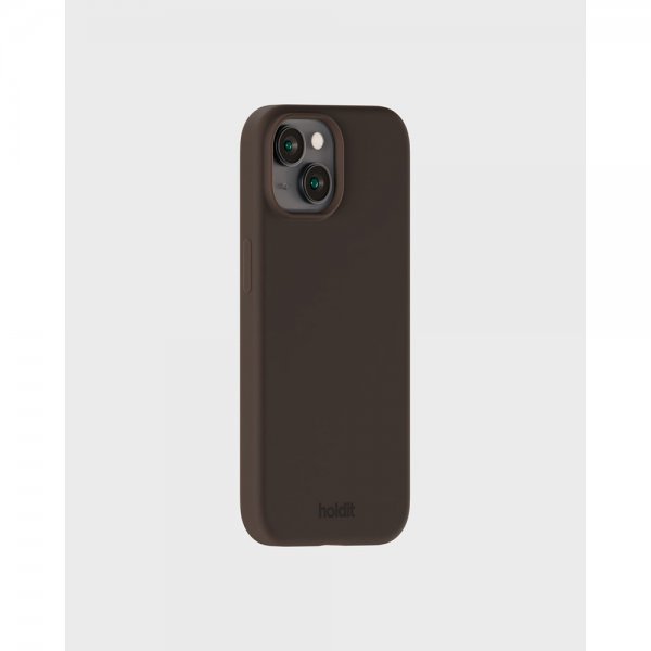 holdit iPhone 15 Cover Silikone Chocolate