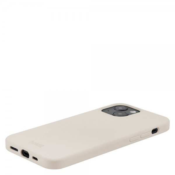 holdit iPhone 15 Cover Silikone Light Beige