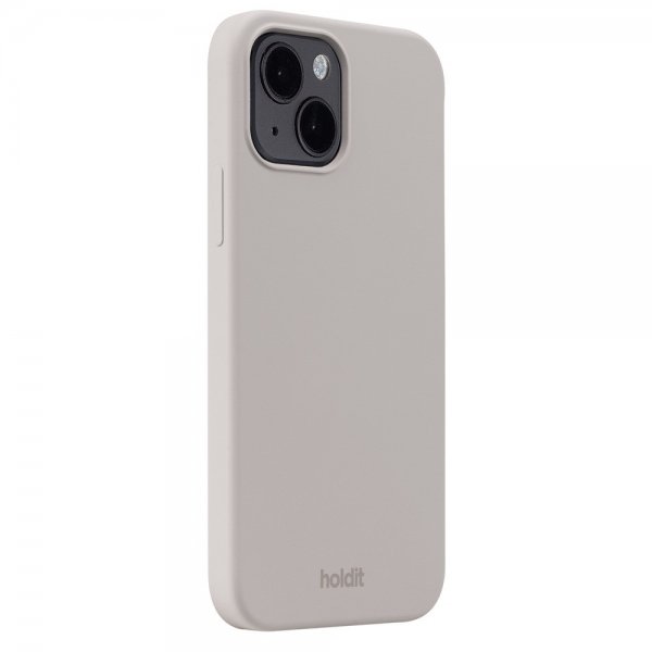 holdit iPhone 15 Cover Silikone Taupe