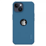Nillkin iPhone 15 Cover Super Frosted Shield Pro Logo Hole Blå