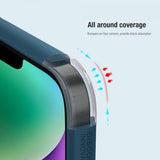 Nillkin iPhone 15 Cover Super Frosted Shield Pro Logo Hole Blå