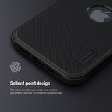 Nillkin iPhone 15 Cover Super Frosted Shield Pro Logo Hole Blå