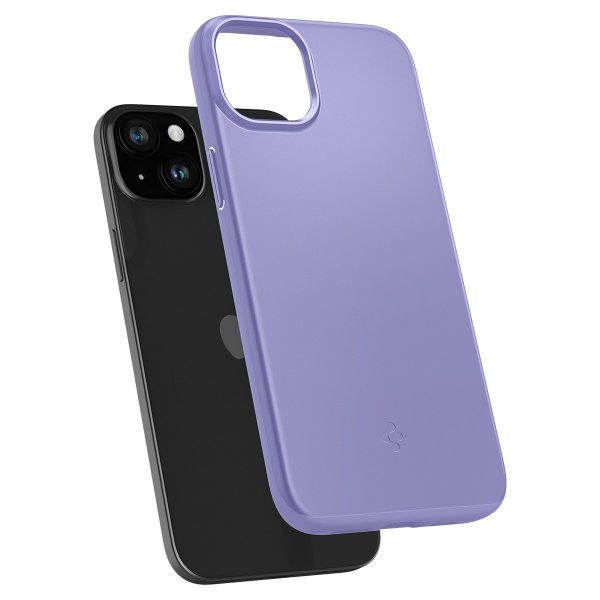Spigen iPhone 15 Cover Thin Fit Iris Purple