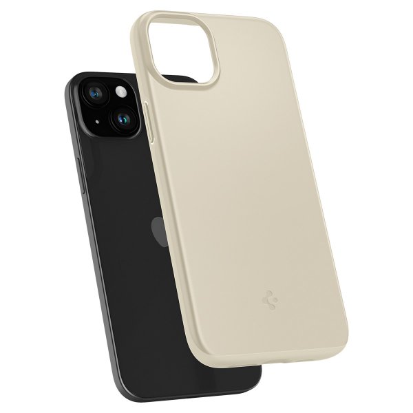 Spigen iPhone 15 Cover Thin Fit Mute Beige