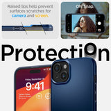 Spigen iPhone 15 Cover Thin Fit Navy Blue