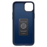 Spigen iPhone 15 Cover Thin Fit Navy Blue