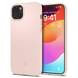 Spigen iPhone 15 Cover Thin Fit Pink Sand