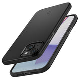 Spigen iPhone 15 Cover Thin Fit Sort