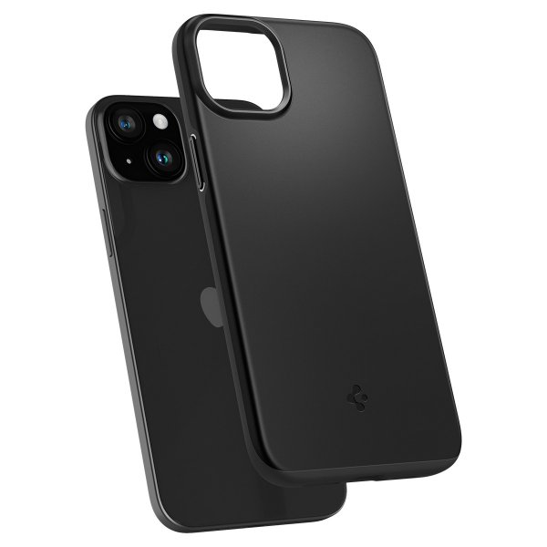 Spigen iPhone 15 Cover Thin Fit Sort