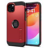 Spigen iPhone 15 Cover Tough Armor MagFit Rød